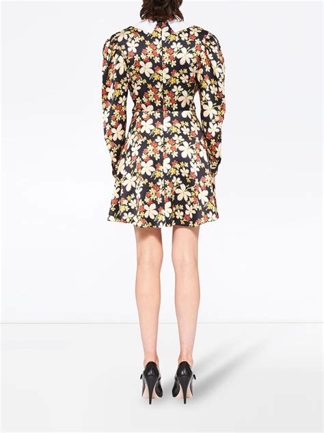 miu miu printed sable dress|Sablé dress .